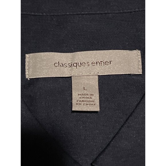 Classiques Entier Sleeveless Silk Blend Collared Top With Abstract Print - Picture 2 of 7